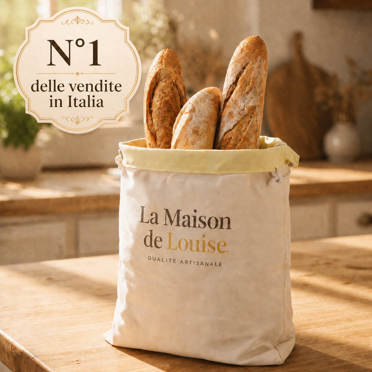 Sacchetto per il pane in cera d’api – Conservazione naturale fino a 5 giorni